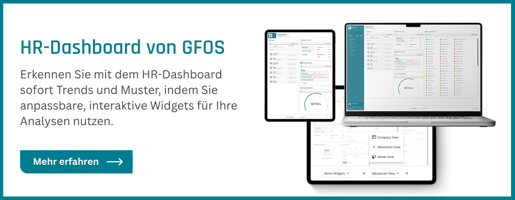 Lernen Sie das HR-Dashboard von GFOS kennen