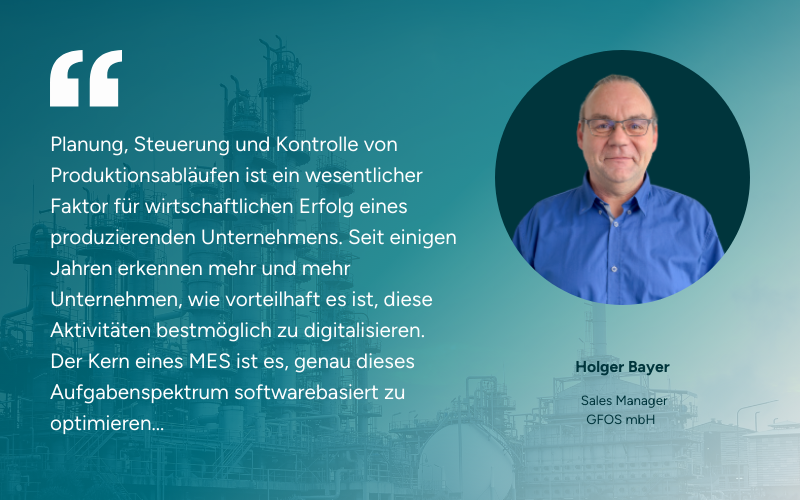 Zitat aus dem Interview von Holger Bayer mit Foto