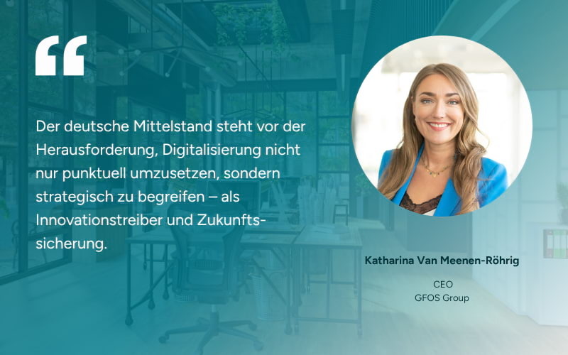 Zitat von Katharina Van Meenen-Röhrig zum Thema SaaS-Transformation