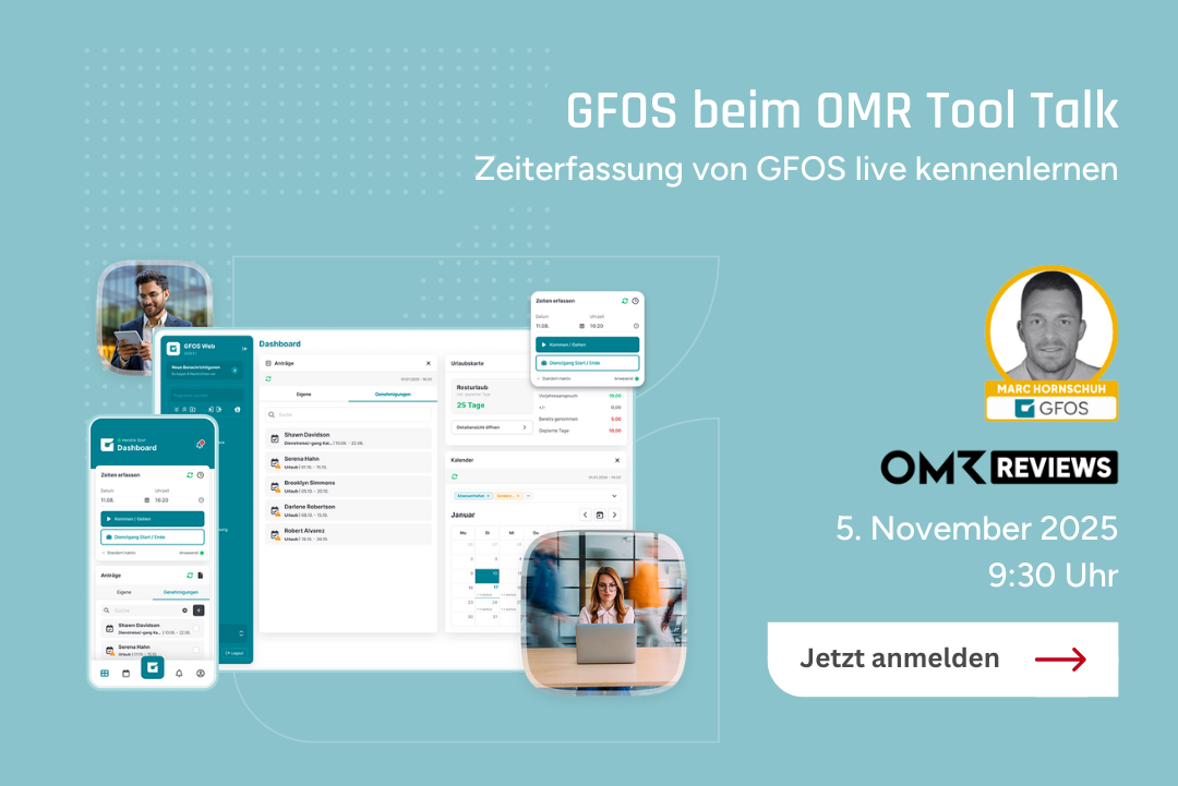 GFOS beim OMR Tool Talk im November 2025