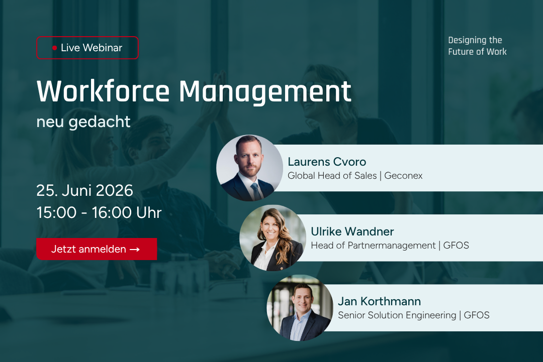 Eventgrafik zum Partner-Webinar "Workforce Management neu gedacht"