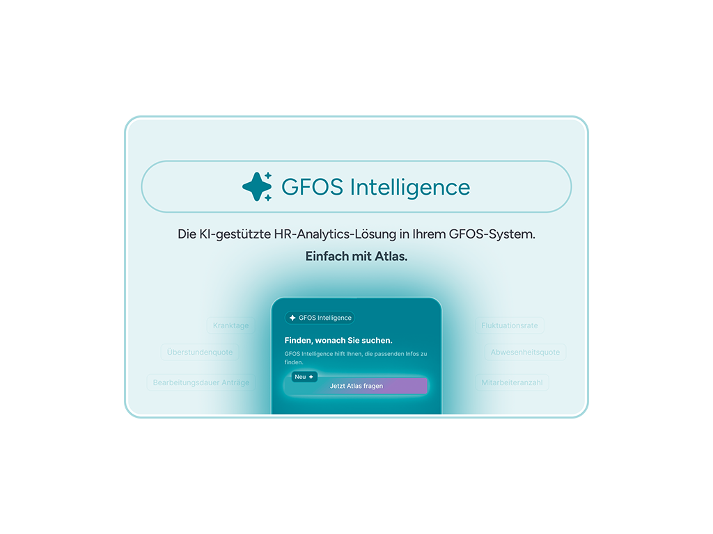 GFOS Intelligence ist die eingebettete People-Analytics-Software in GFOS 2025.