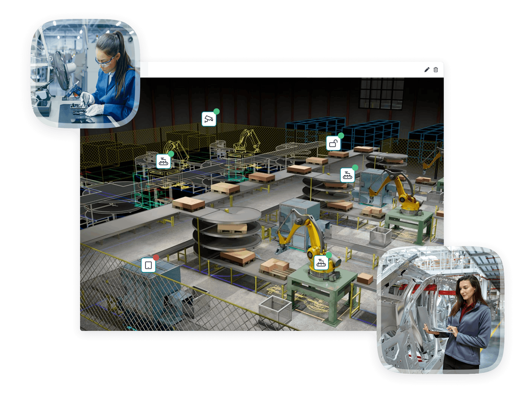 Access control with GFOS makes sure your manufacturing plant and vicinities stay safe