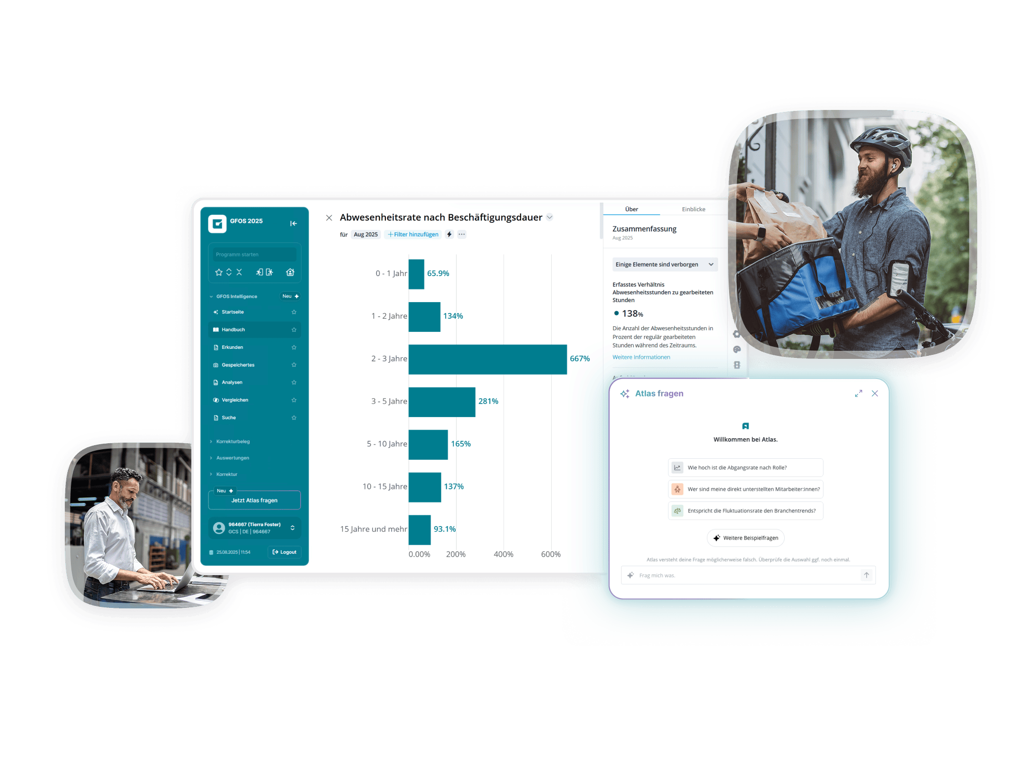 Unsere HR-Analytics-Lösung GFOS Intelligence ist auch für die Logistik geeignet.