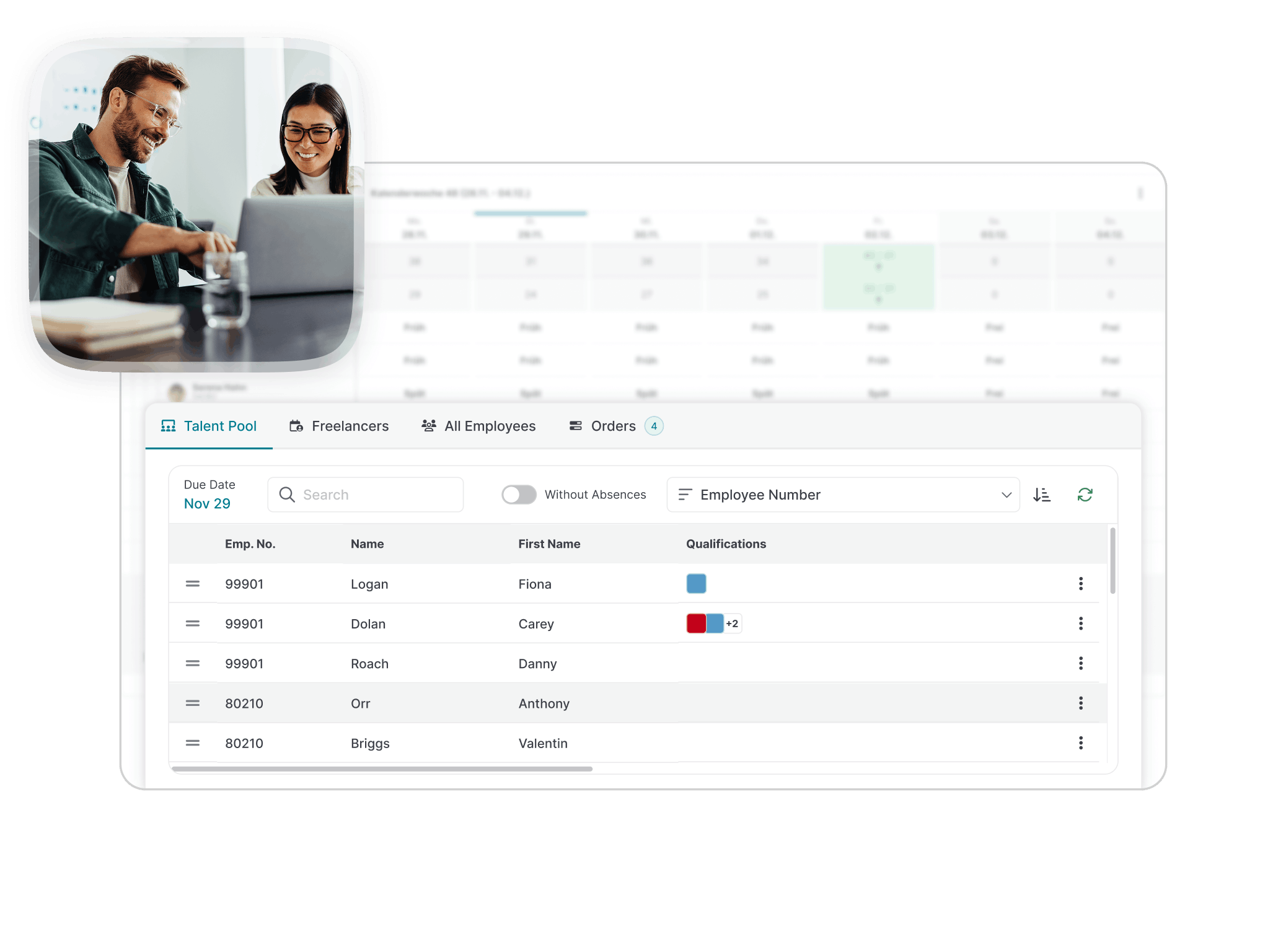 Workforce planning software from GFOS integrates staff wishes easily