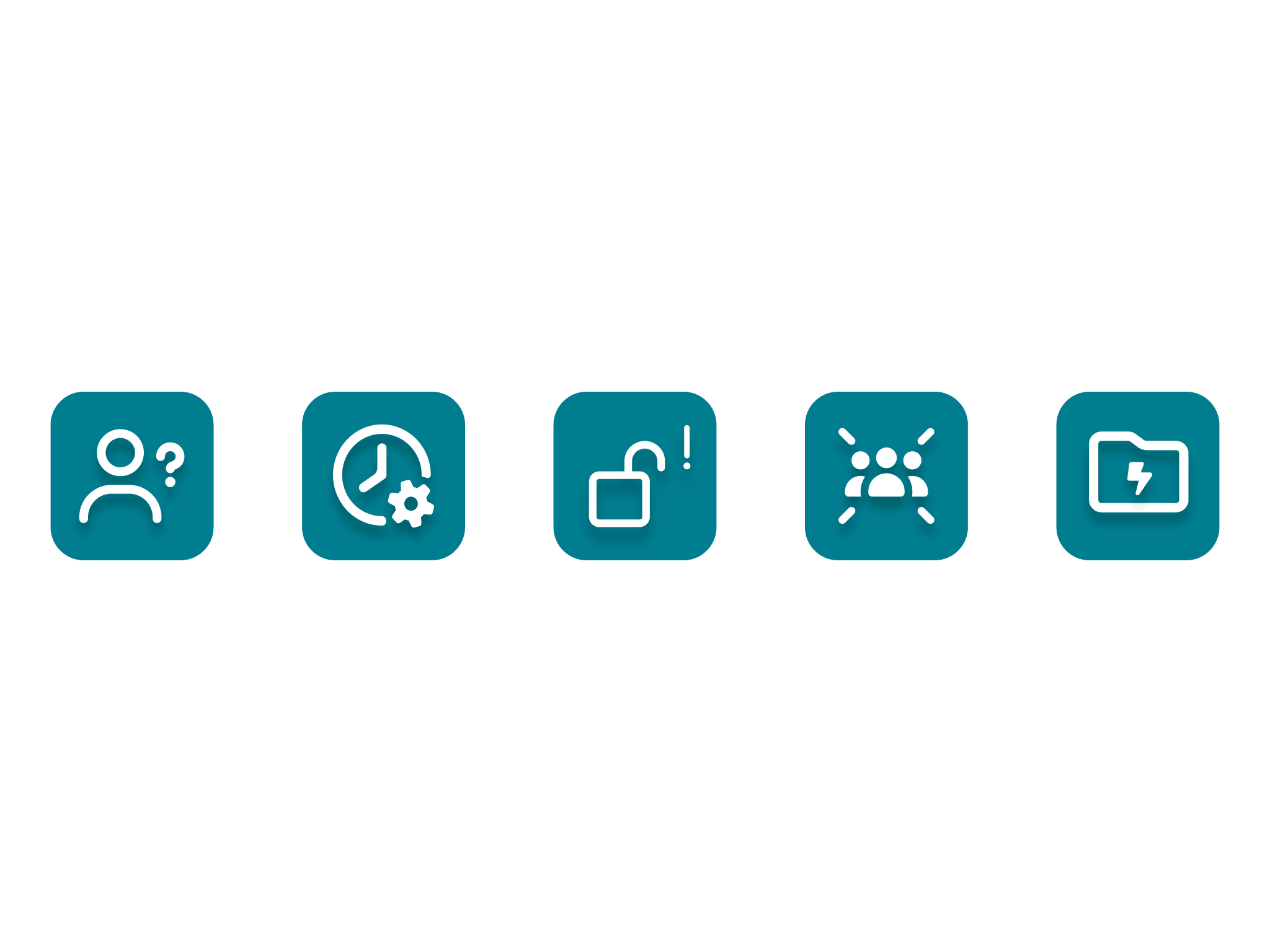 Infographic on the 5 biggest challenges in industrial access control