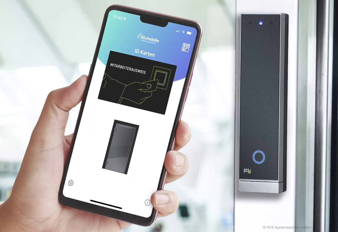 PCS Intus Terminals funktionieren mit der ID.mobile App