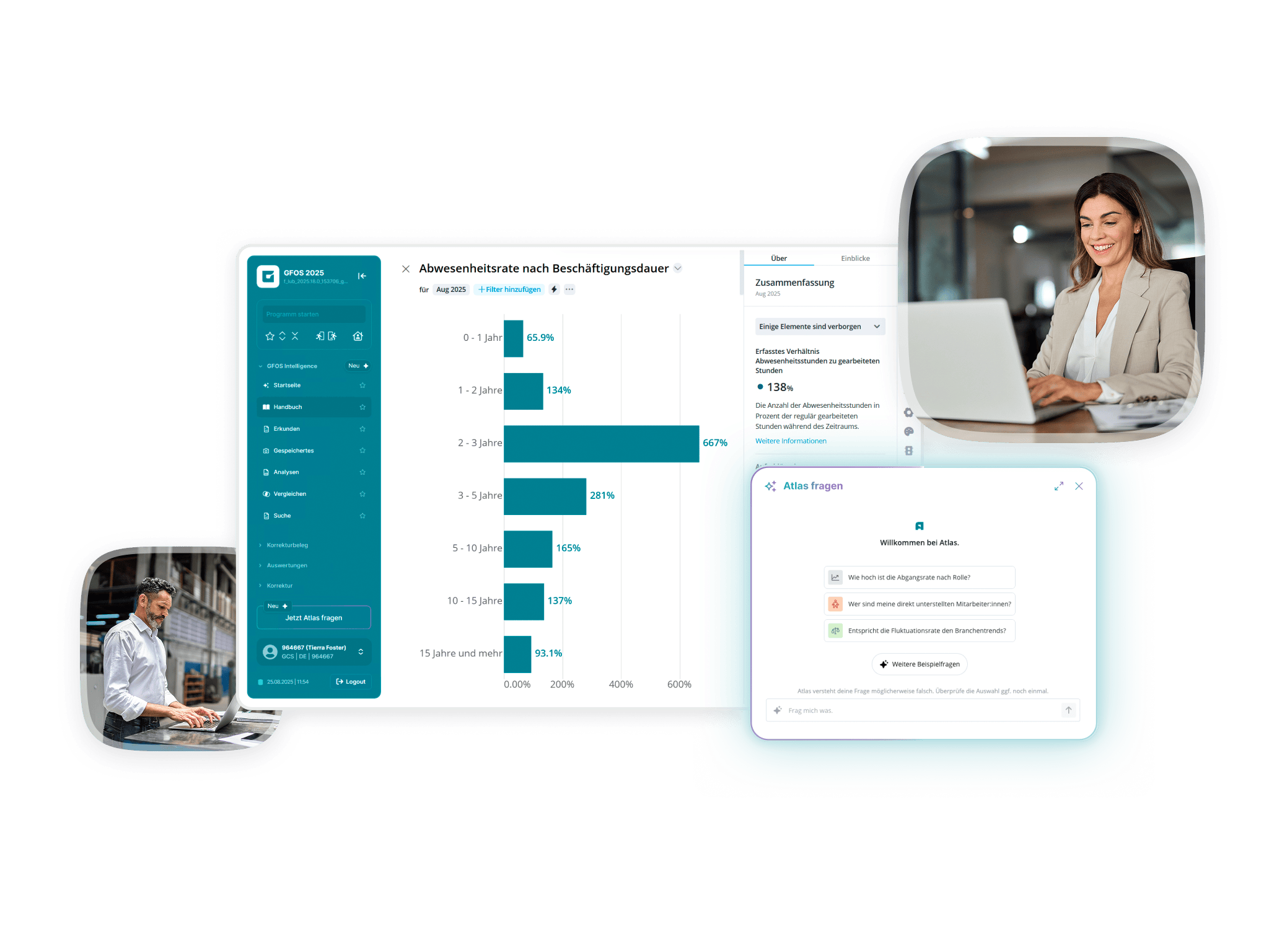 GFOS Intelligence ist eine KI-gestützte People-Analytics-Software.