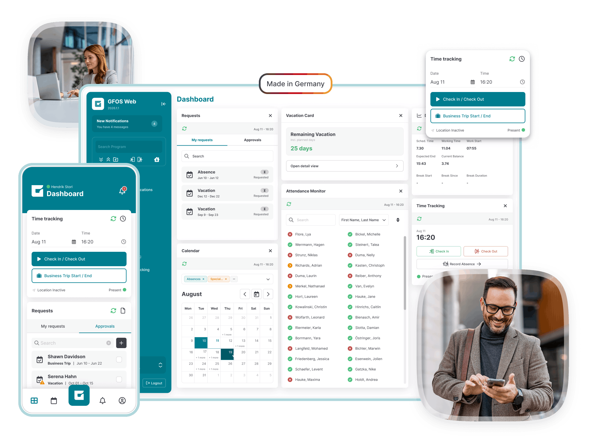 GFOS offers HR software made in Germany - German quality