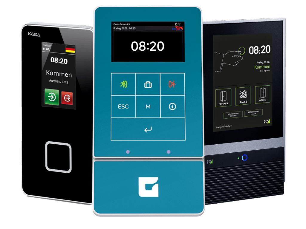 Einige der Zutrittsleser, die von GFOS unterstützt werden